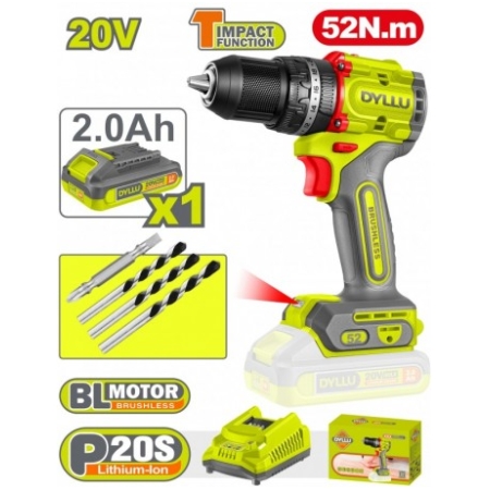 MASINA DE GAURIT SI INSURUBAT CU ACUM.20V/1X2.0Ah DYLLU