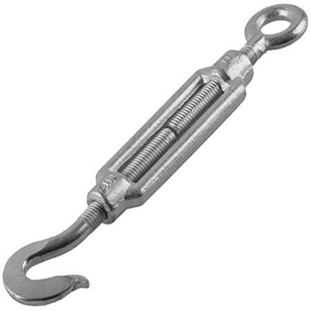 Întinzător tip cârlig-inel metal pentru tros M14 Elmos