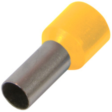 Изолированный наконечник желтый 4,0 MM