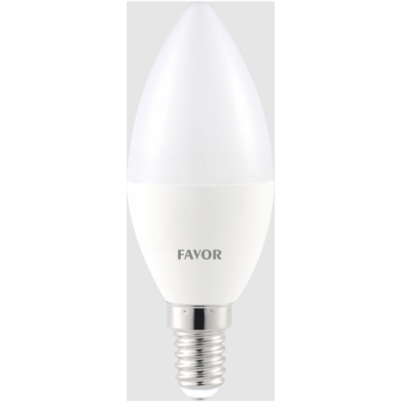BEC LED ACK C37 7W E14 6500K LUMINECO