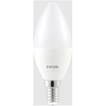 BEC LED ACK C37 7W E14 6500K LUMINECO