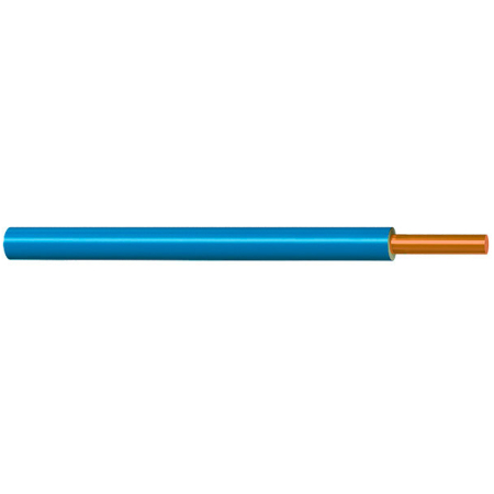 Кабель и провод ПВ1 1x2.5mm синий медный