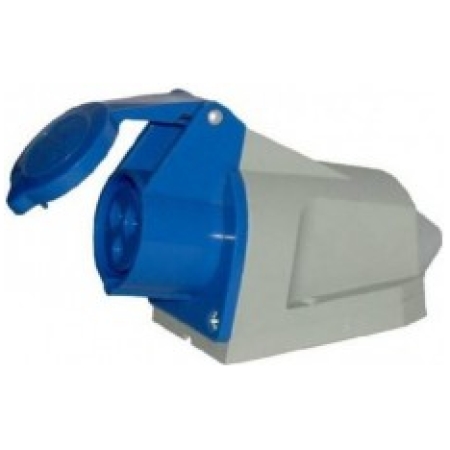 Priză industrială staționară 32A IP44 2P+PE 220V Vecas