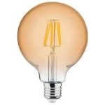 BEC LED CU FILAMENT 6W 2200K E27 G95 HOROZ BEC LED CU FILAMENT 6W 2200K E27 G95 HOROZ
