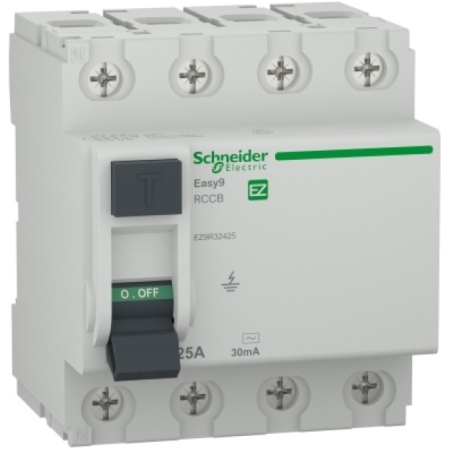 Диференциальный автоматический выключатель EZ9R32425 25A 3P Schneider