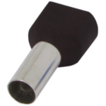 Изолированный наконечник черный 2*6MM2 Enext