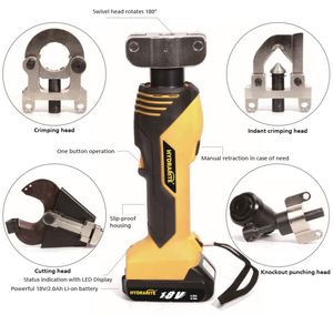 SET HIDRAULIC 4 IN 1 (7 TONE 16-300MM) 18V 2x2Ah HYDRARITE SET HIDRAULIC 4 IN 1 (7 TONE 16-300MM) 18V 2x2Ah HYDRARITE