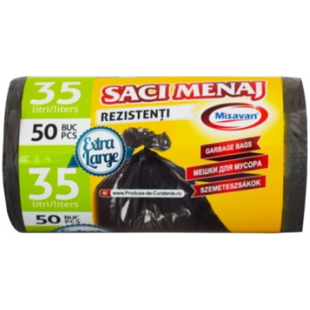 SACI GUNOI REZISTENTI 35L 50BUC.