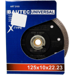 DISC DIAMANT+DINTI TURBO 125MM BAUTEC