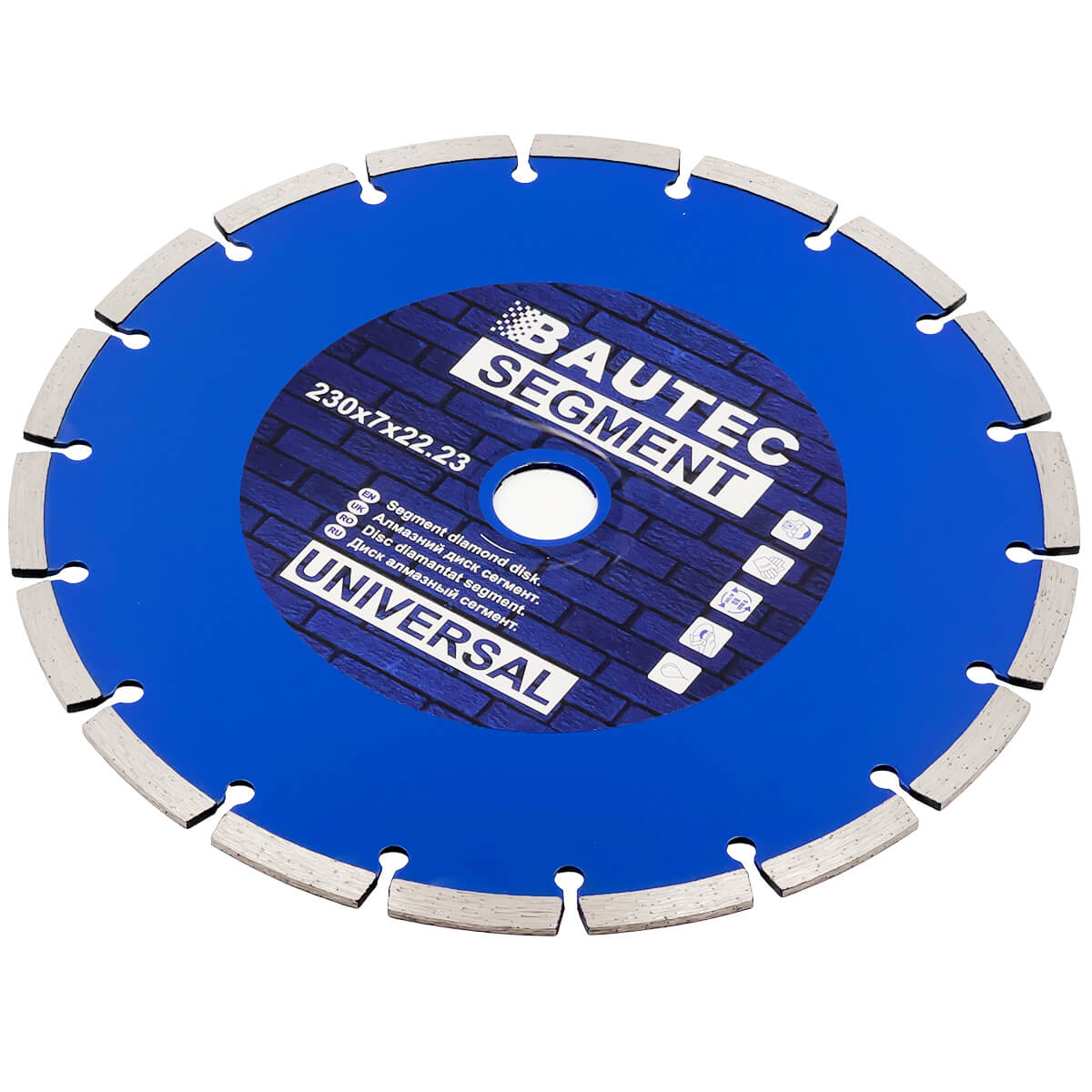 DISC DIAMANT UNIVERSAL SEGMENT 230X10X22.23 BAUTEC DISC DIAMANT UNIVERSAL SEGMENT 230X10X22.23 BAUTEC