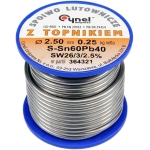 SIRMA DE SUDURA SN60PB40 2.5 mm/250G TOYA