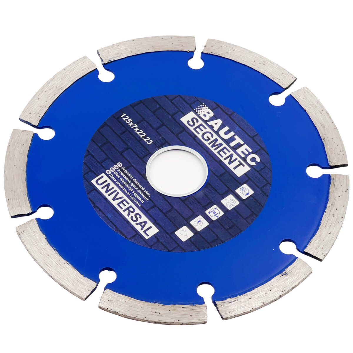 DISC DIAMANT UNIVERSAL SEGMENT 125X7X22.23 BAUTEC DISC DIAMANT UNIVERSAL SEGMENT 125X7X22.23 BAUTEC