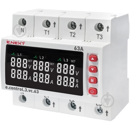 RELEU DE CONTROL AL TENSIUNII TRIFAZAT 63A