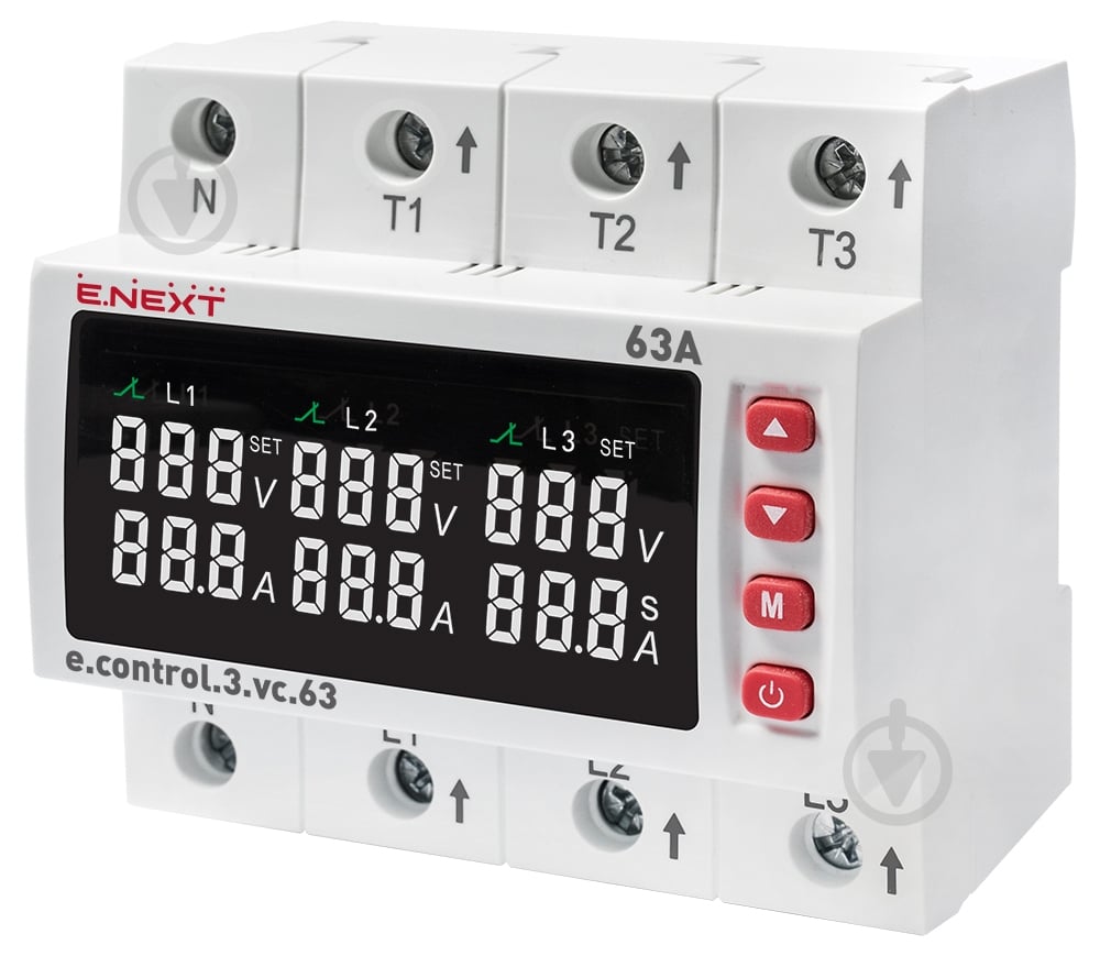 RELEU DE CONTROL AL TENSIUNII TRIFAZAT 63A RELEU DE CONTROL AL TENSIUNII TRIFAZAT 63A