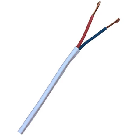 Кабель и провод ШВВП 2x0.75mm белый медный