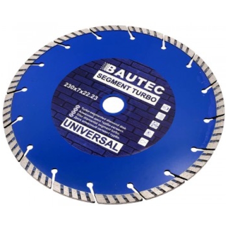 DISC DIAMANT UNIVERSAL TURBO-SEGMENT 230X10X22.23 BAUTEC
