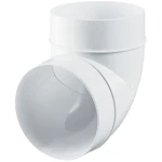 Conector de aeroduct alb plastic 137 x 30 x 100 mm Ventika