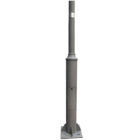 STILP DECORATIV TUBULAR DIN OTEL 4MX76MM GRI ELMOS