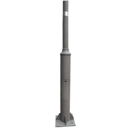 STILP DECORATIV TUBULAR DIN OTEL 4MX76MM GRI ELMOS