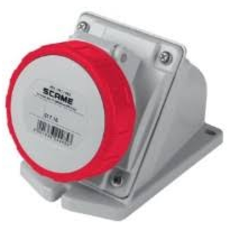 PRIZA INDUSTRIALA STATIONARA 32A IP67 3P+N+PE 380V SCAME