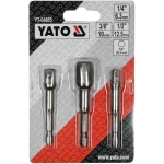 Set adaptor hexagonal pentru chei tubulare 65MM Yato