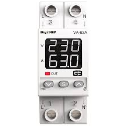 RELEU CONTROL TENSIUNE CU ECRAN DIGITAL 50A 220V DIGITOP