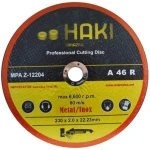 230×2.0 disc metal/inox 8004 Haki