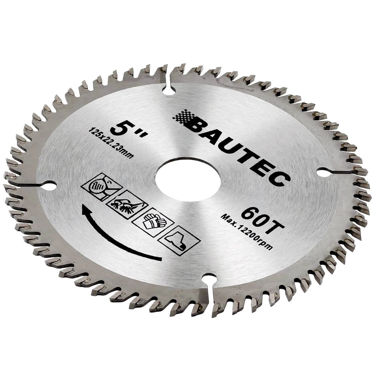 DISC PT FERESTRAU CIRCULAR PE LEMN 125MM 60T BAUTEC DISC PT FERESTRAU CIRCULAR PE LEMN 125MM 60T BAUTEC