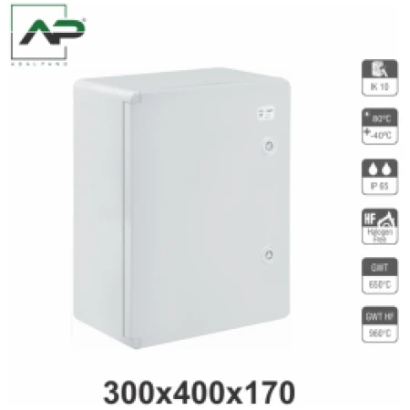 Dulap de distributie 300*400*170mm IP65 sur abs