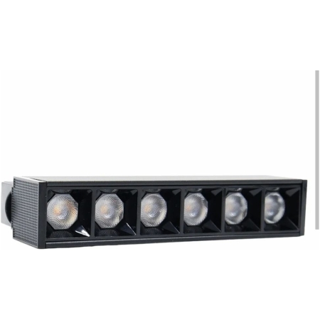 CORP DE ILUM LED MAGNETIC PE SINA 4W 4500K 24V NEGRU ELMOS