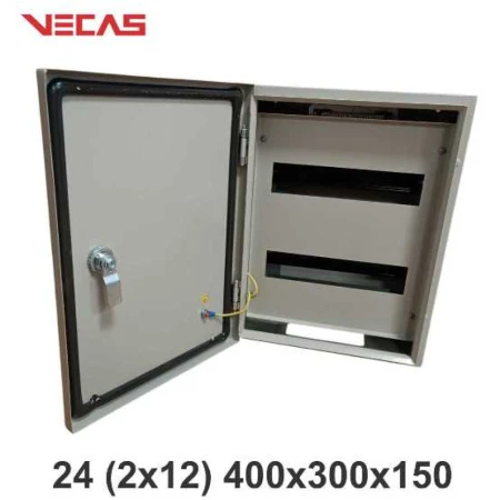 Dulap electric din metal 24 module IP55 400*300*150mm metal