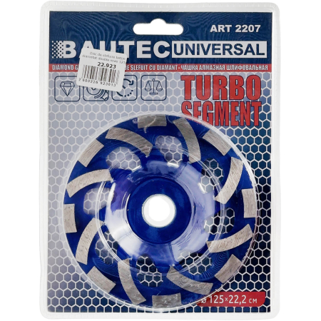 DISC DE SFERUIRE BETON DIAMANTAT DOUBLE ROWS 125MM BAUTEC