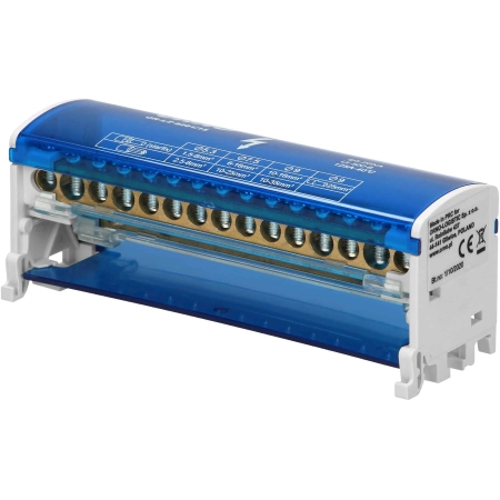 BLOC DE DISTRIBUTIE 2X15 125A L+PEN