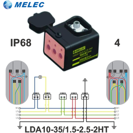 CLEMA DE CONEXIUNE LDA10-35/1.5-2.5-2HT