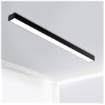 Линейный светодиодный светильник 36В T15 6500K черный 120cm LUMINA LED