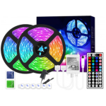 Set bandă LED 10W RGB 220V 200 lm/m IP20 10m Horoz
