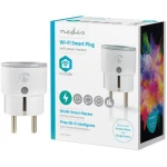 Розетка с WiFi белая с заземлением 16A 220V Nedis