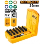SET DE BITI CU SUPORT DE 30 P INGCO