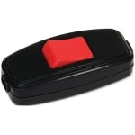Întrerupător manual roșu/Negru IP20 220V Horoz