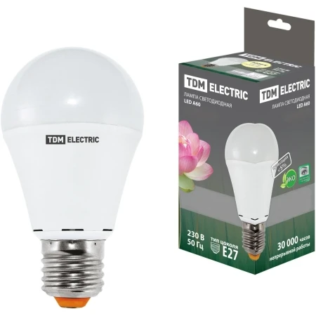 Bec LED 10W 6500K E27 A60 TDM