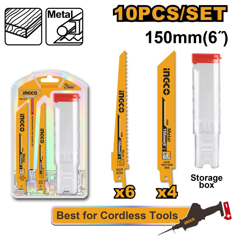 LAME PT FERESTRAU ALTERNATIV 10B 150MM INGCO LAME PT FERESTRAU ALTERNATIV 10B 150MM INGCO