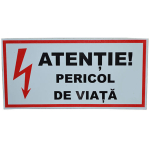Indicator 120x240 pericol de viață