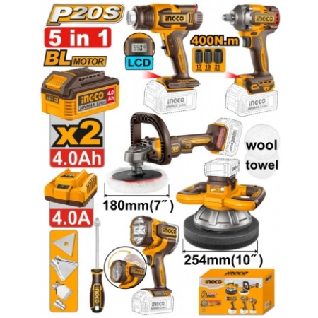 SET DIN 5 SCULE PE ACUMULATOR INGCO INDUSTRIAL