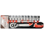 Set de chei cu clichet 1/2" Yato