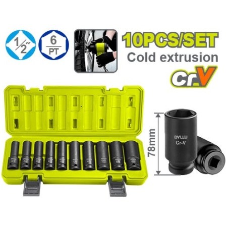 SET DE CAPURI TUBULARE 10B 10-24MM DYLLU