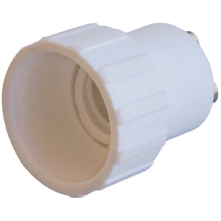 Adaptor alb din GU10 în E14