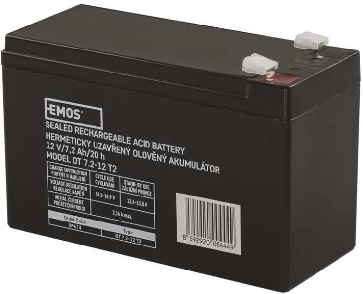 ACUMULATOR PENTRU UPS 12V 7.2AH 6.3MM ELMOS ACUMULATOR PENTRU UPS 12V 7.2AH 6.3MM ELMOS