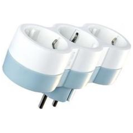 Adaptor cu 3 prize alb 10A Timex