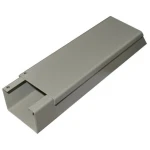 Напылённый канал с крышкой серый 100 x 50 x 2000 mm металл