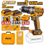 MASINA DE INSURUBAT SI GAURIT CU IMPACT PE ACUMULATOR 1*2AH/1*4AH 86N INGCO